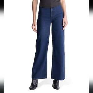 BUFFALO DAVID BITTON | Women's Dark Rinse High-Rise Wide Leg Adele Jeans